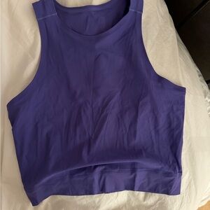 Lululemon size 6 cropped vest top